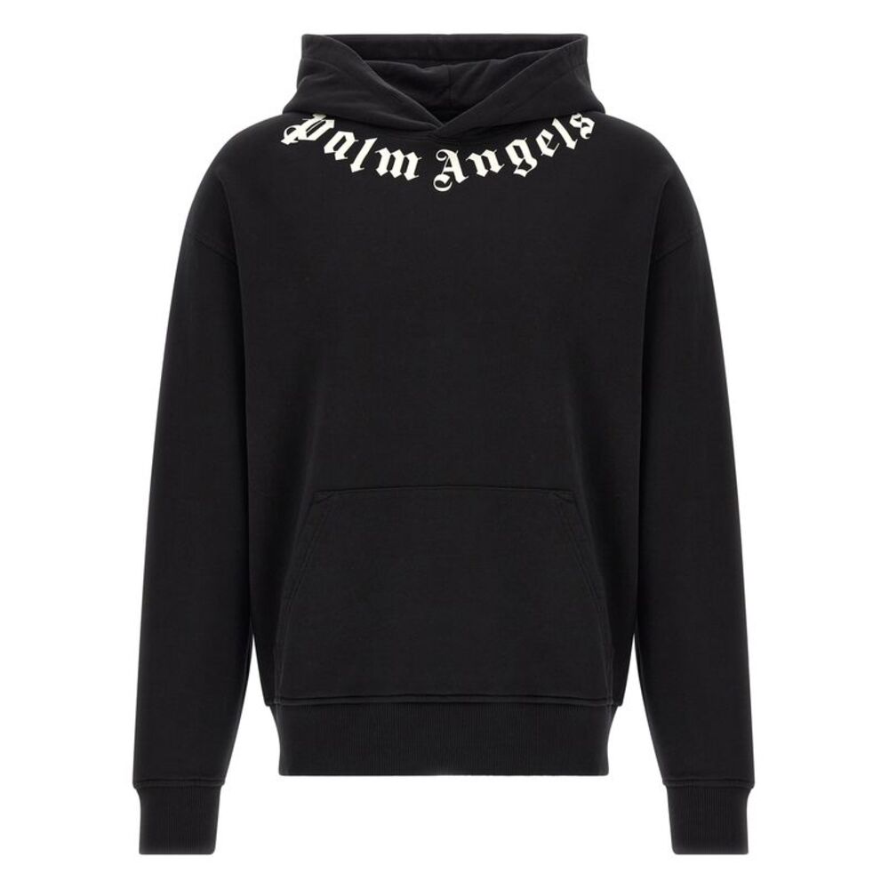 Palm Angels Black Cotton Men's Sweatshirt